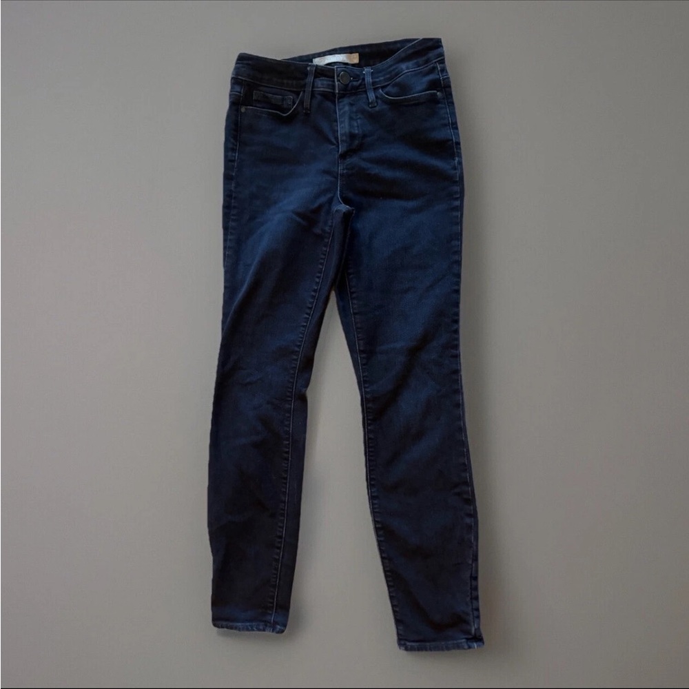 Athleta Sculptek Skinny Jeans Size 4 Medium Wash Slimming RN#54023 Stretch Blue